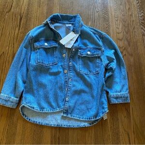 New Boy/Girl Zara Denim Shirt Jacket